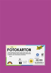 FOLIA Dekorkarton, A4, 300 g, 50 lap, sötétrózsaszín (FL6145021)