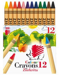 ICO Zsírkréta "Süni", 12 különböző szín