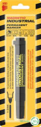 ICO Alkoholos marker, ipari, 1-3 mm, kúpos, mágnessel "Magnetic industrial permanent 11 XXL", fekete (TICP11IXFK)