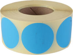  Etikett, 38 mm kör, 1000 etikett/tekercs, ciánkék (ISCK38K) - officepantry