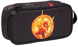 LEGO® Tolltartó, szögletes, cipzáras "Ninjago Dragon Energy", fekete-mintás