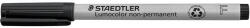 STAEDTLER Alkoholmentes marker, OHP, 0, 6 mm "Lumocolor® 316 F", fekete (TS3169)