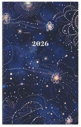 TopTimer Naptár, tervező, A5, heti, keskeny, "Joy", galaxis