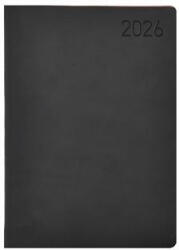 TopTimer Naptár, tervező, B6, heti "Madeira", fekete-bordó