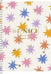 Shkolyaryk Publishing House Spirálfüzet, A5, kockás, 80 lap, színes minták, vegyes