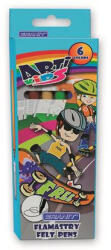 GRANIT Filctoll készlet "Arti Kids", 6 különböző szín (TGFL06)