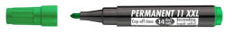 ICO Alkoholos marker, 1-3 mm, kúpos "Permanent 11 XXL", zöld
