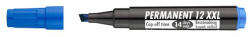 ICO Alkoholos marker, 1-4 mm, vágott "Permanent 12 XXL", kék