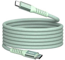 Verbatim USB kábel, USB-C - USB-C, 1, 2 m, 100W, mágneses, zöld