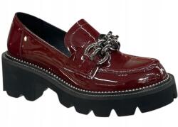 Ravini Női félcipő Ravini 193.4018 MÉRET38 Bőr Bordó Lakk (193.4018)