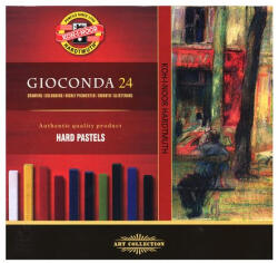 KOH-I-NOOR Pasztellkréta, kemény "Gioconda 8114/24", 24 különböző szín (TKOH8114)