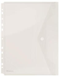 DONAU Irattartó tasak, A4, PP, patentos, lefűzhető, áttetsző