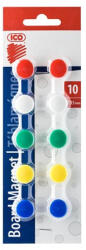ICO Mágneskorong, 15 mm, 10 db "JY-15", 5 szín