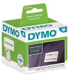 DYMO Etikett, LW nyomtatóhoz, 54x101 mm, 220 db etikett