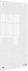 Nobo Üzenőtábla, üveg, fali, keskeny, 30x60 cm "Home", fehér