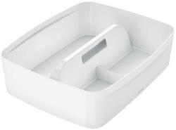 LEITZ Rendszerező tálca, fogantyúval, nagy "MyBox", fehér (E53220001)