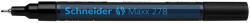 Schneider Lakkmarker, 0, 8 mm "Maxx 278", fekete (TSC278FK)