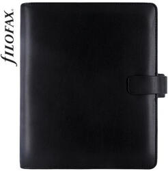 FILOFAX Kalendárium, gyűrűs, betétlapokkal, A5 "Metropol", fekete