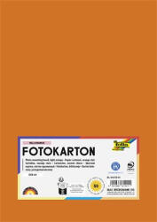 FOLIA Dekorkarton, A4, 300 g, 50 lap, világosnarancs (FL6145041)