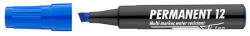 ICO Alkoholos marker, 1-4 mm, vágott "Permanent 12", kék (TICP12K)