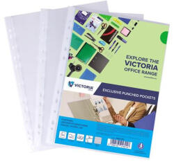 Victoria Genotherm, lefűzhető, A4, 120 mikron, narancsos felület