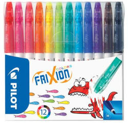 Pilot Filctoll készlet, 0, 39-0, 7 mm, törölhető "Frixion Colors", 12 különböző szín