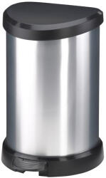 Keter Pedálos szemetes, fémhatású, 15 l