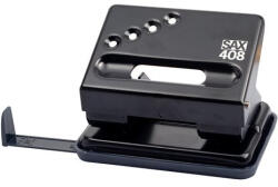 ICO Lyukasztó, kétlyukú, 30 lap "408", fekete