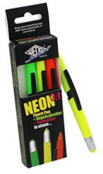 WEDO Multifunkciós golyóstoll, szövegkiemelő, érintő toll készlet "3-in-1", neon színek