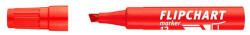 ICO Flipchart marker, 1-4 mm, vágott "Artip 12", piros (TICA12P)