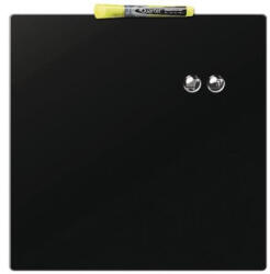 Nobo Üzenőtábla, mágneses, írható, fekete, 36x36 cm/REXEL