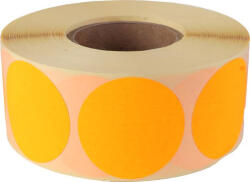  Etikett, 38 mm kör, 1000 etikett/tekercs, narancs