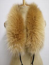  Szőrme kapucni szegély gallér természetes szőrme nyest