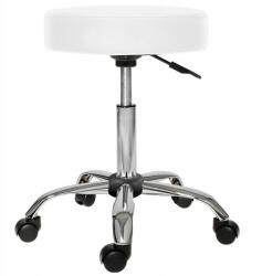 Timeless Tools Gurulós kozmetikai szék állítható magassággal-fehér (HOP1000880-2)