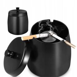 Bedee Vastagított rozsdamentes acél külső hamutartó fedővel