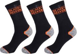 Black & Decker Socks black 3p 43-46