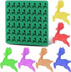  Szilikon öntőforma csokoládéhoz rénszarvas forma (ad)