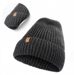 Brødrene Férfi Téli Sapka Brodrene Grafit Szürke Klasszikus Felhajtható Univerzális Divatos (Uniwersalna Czapka Wywijana Ciepła na Zimę)