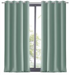 Flying Függöny Púder Zöld Matt Sima Ablak Dekoráció Nappaliba 145x250P (LEN1-3E)