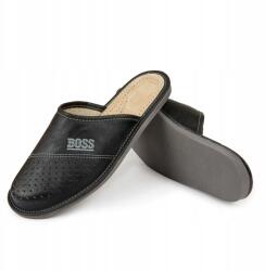Nowo Klasszikus Bőr Férfi Papucs Flip-flop papucs méret 43 (N115-GRAY/43)