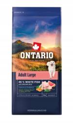 ONTARIO granulátum felnőtt nagytestű halas és barna rizzsel 12 kg
