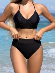 Shein EC42305 Shein Fürdőruha Fekete Kétrészes (2) S