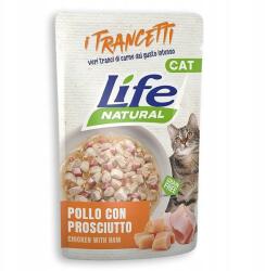 Life Cat Chunks Macskaeledel tasakban 55g Csirke Sonka