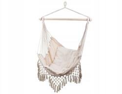 Rozz groz Fehér ekrü Boho függőágy brazil fotel (01431_rozz_gabC_OKZ)