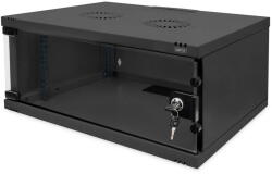 ASSMANN Cabinet metalic Digitus Cabinet metalic 19", SOHO, 4U, sticla, negru, 241x540x400mm (DN-38011)