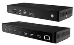i-tec Docking Station I-TEC Docking station i-Tec TB4TRIPLEDOCKPD, negru, 10 porturi, cititor de carduri integrat (TB4TRIPLEDOCKPD)