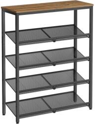 VASAGLE 5 szintes cipőtartó állvány 30×75×93 cm (LBS038K01) - vasbutor