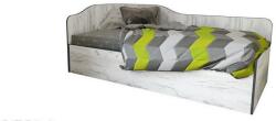 Bogdan Furniture I Легло Mod 5041 за матрак 90/200 см, Дъб крафт бял