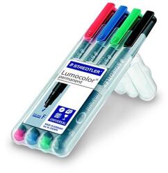 STAEDTLER Lumocolor 318 F Ohp Alkoholos Rostirón - Tűhegy, 0, 6 mm, 4db-os Készlet