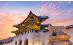 MÉDIA Öntapadó és mosható falfestmény City61 Seoul Castle, 350 x 200 cm (FOTOTAP6651)